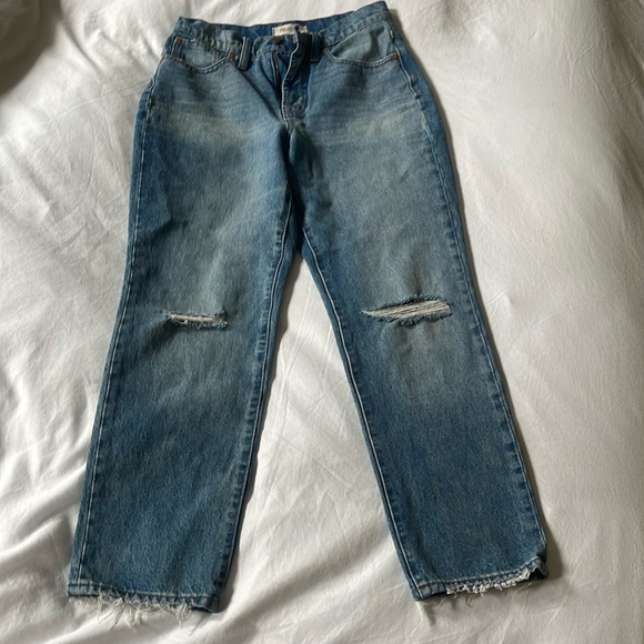 Madewell Perfect Vintage Straight Jeans Sz 27 - Picture 3 of 7